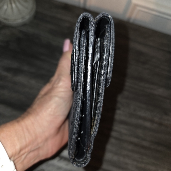 Celine Triomphe canvas and leather wallet - Picture 6 of 10